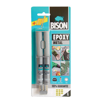 Клей Bison Epoxy Metal, 24 мл