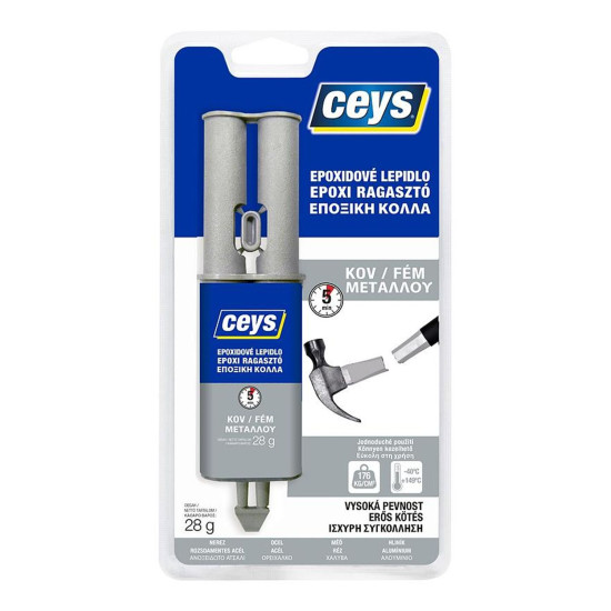 Ceys EPOXICEYS glue for metal, syringe, 28 g