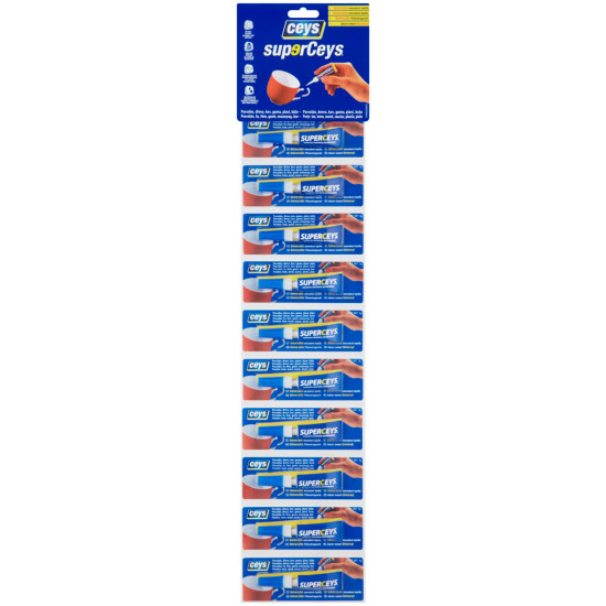 Ceys Superceys glue, seconds, 10x3 g plato