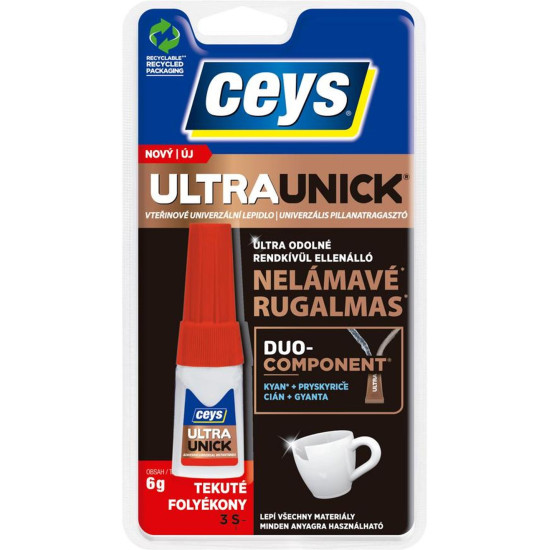 Ceys Ultraunick glue, seconds, liquid, 6 g