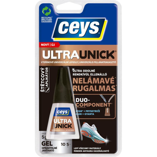 Ceys Ultraunick glue, seconds, 5 g, brush