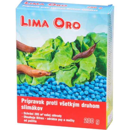 Pesticide Lima Oro 3%, 200 g granules, against all kinds of snails, Bitrex