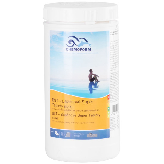 Таблетки Chemoform 7601, 200 г, многофункциональные, медленно растворяющиеся, упак. 1 кг