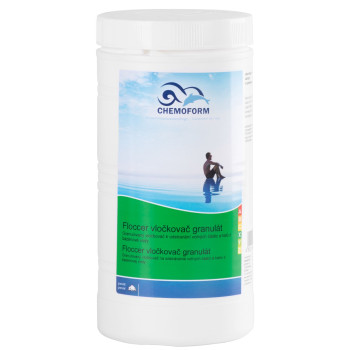 Препарат для бассейна Chemoform 0907, Флокулянт Floccer, гранулят, пак. 1 кг