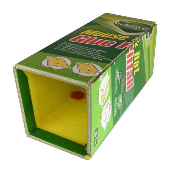 Ловушка для крыс и мышей из клеевой доски, 19x13 см, Miсkey саts, без ядов