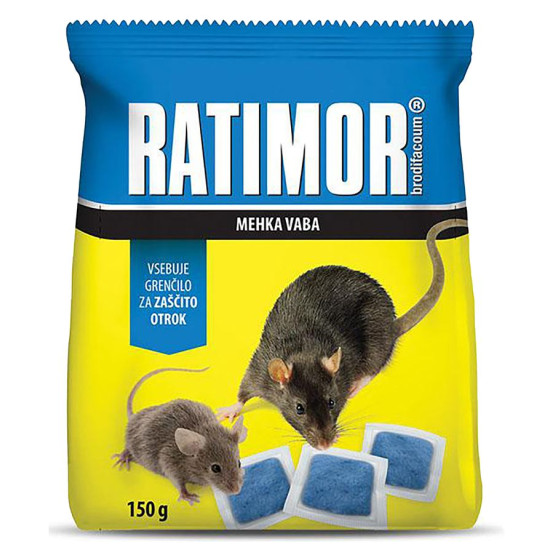 Brodifacoum fresh bait RATIMOR® 120 g, soft
