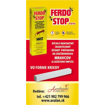 FerdoStop®, мел против муравьев и клопов