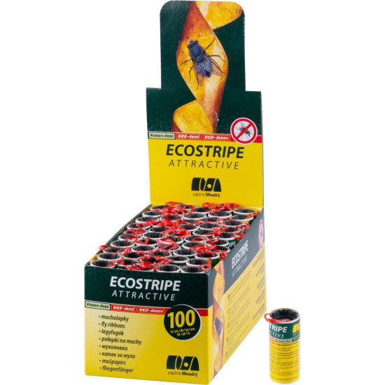 Мухоловка Ecostripe Attractive, Sellbox 100 кс