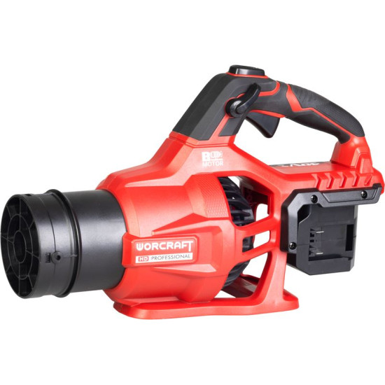 Pūtējs Worcraft CLB-S40LiBA ShareSYS, 2x20 V Li-ion, 202 km/h, bez lapām, bez sukām