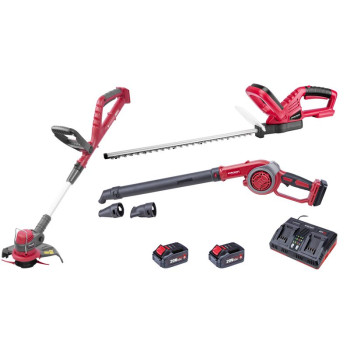 Набор Worcraft WSET-05, S20Li ShareSYS, кусторез, ножницы, воздуходувка, зарядка.