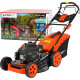 Strend Pro QL51PD-196 lawn mower, petrol, 4.0 kW, 51 cm cutting width, with ride-on, LONCIN