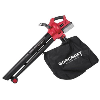 Blower Worcraft CLBV-S40Li ShareSYS, 230 km/h, leaf vacuum cleaner 2x20V, 45 lit. Battery and charger not included.