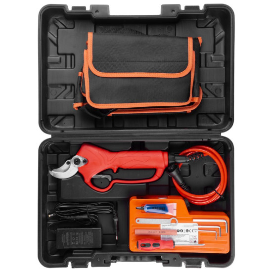 Scissors Strend Pro Profesional 36V 4Ah, max. 4 cm, garden, on branch, vine
