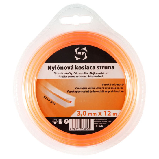 Trimmer Line 2,7 mm L-15m Strend Pro, hexagonal nylon