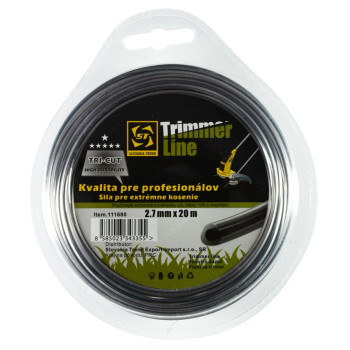 Trimmer line 2,7mm L-20m Strend Pro, triangular