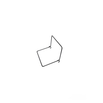 Zāles groza rāmis pļaujmašīnām QL46P-139, QL46P-139E, QL51P-196 daļas numurs 50