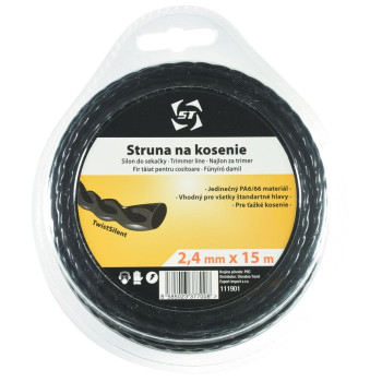 Trimmer Line 2,4 mm L-15m Strend Pro, twist silent, nylon, professional