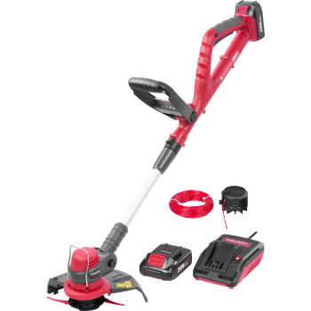 Akumulatora zāles trimmeris CGT-S20LiSTA, komplekts, 24 cm, 20 V Li-ion, spoles auklas galva, spoles aukla, akumulators