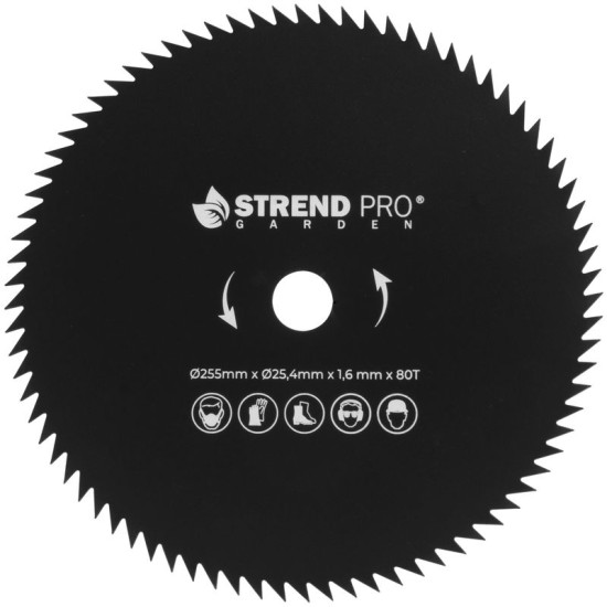 Диск триммераTT-Bс415/520, 80 зубьев, 255x1,6 мм