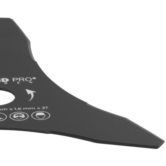 Нож кустореза ТТ-BC415/520, 3 зубца узкий, 255х1,6 мм, запасной