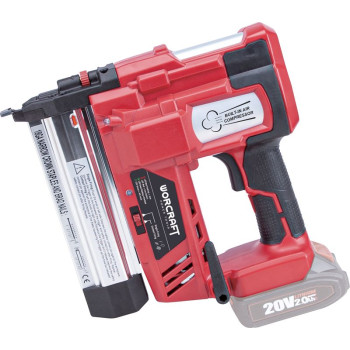 Worcraft CNS-S20LiH ShareSYS Stapler, 20V Li-Ion, Controlled, LED Light, U-Staples + T Nails Worcraft CNS-S20LiH ShareSYS Stapler, 20V Li-Ion, Controlled, LED Light, U-Staples + T Nails