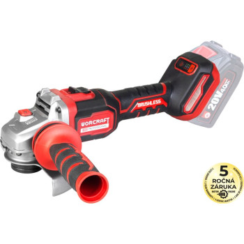 Worcraft Grinder CAG-S20LiBM 125 мм, под углом, ShareSYS, 20V литий-ионный, бесщеточный, 6-ступенчатый Worcraft Grinder CAG-S20LiBM 125 мм, под углом, ShareSYS, 20V литий-ионный, бесщеточный, 6-ступенчатый