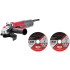 Угловая шлифовальная машина Worсrаft аG08-115р, 710Вт, 115 мм, M14, угловой, рROMO + 2 диска