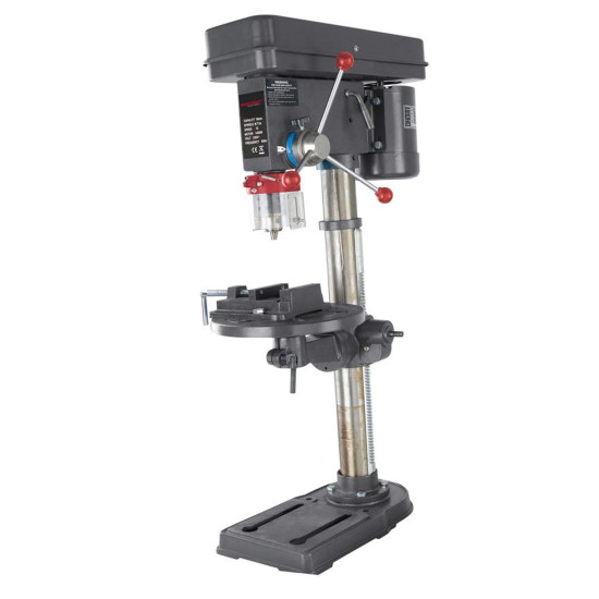 Worcraft DP05-16 urbis, 450W, 16 mm uzgriežņu atslēga, statīvs ar skrūvspīlēm