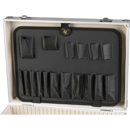Alumīnija čemodāns (kaste) instrumentiem
450x330x150 mm