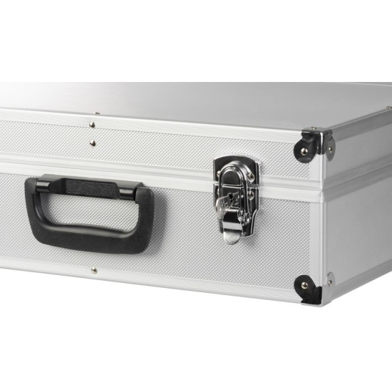 Alumīnija čemodāns (kaste) instrumentiem
450x330x150 mm