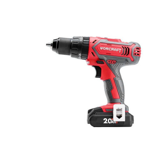 Drill Worcraft CD-20LiH, 20V, 2x Li-ion 2.0Ah