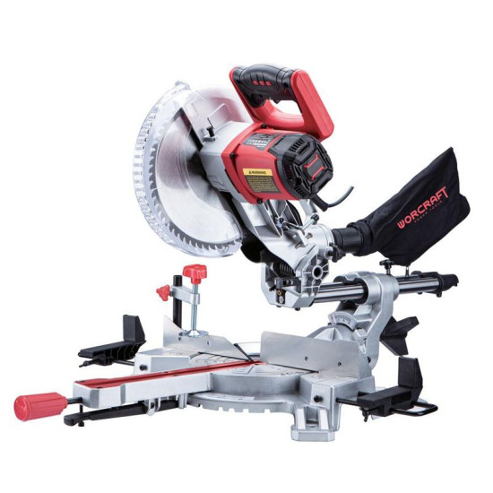 Workcraft MS20-255, 2000 Вт, 255x60T, 230 В, торцовочная пила с подачей и лазером