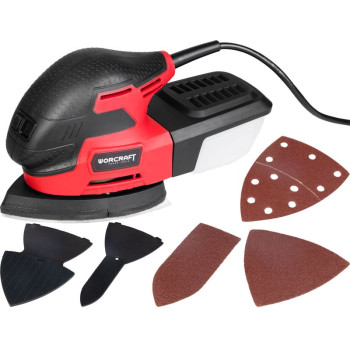 Grinder Worcraft DS-220, 148x85x148 mm, 220W, 230V, triangle, multi-grinder