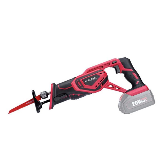 Virzuļzāģis Worcraft CSS-S20Li, 20V, Li-Ion, koks 80