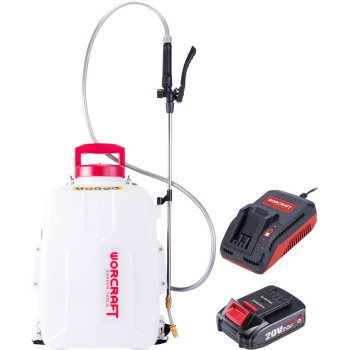 Комплект Worcraft WSET-12, S20Li, ShareSYS, опрыскиватель, 1x аккумулятор 2.0 Ач, 1x зарядное устройство