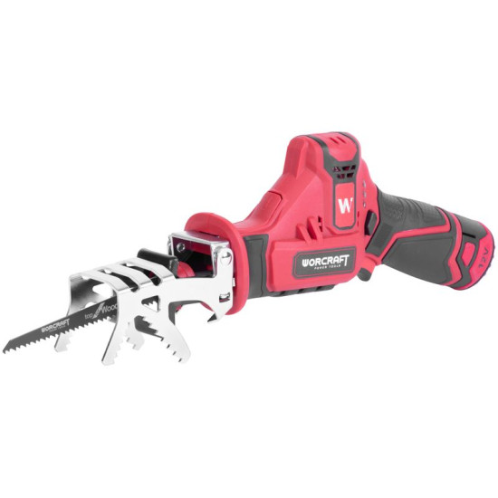 Zāģis Worcraft CSS-12Li, 12V, 2x 2,0Ah Li-Ion, aste