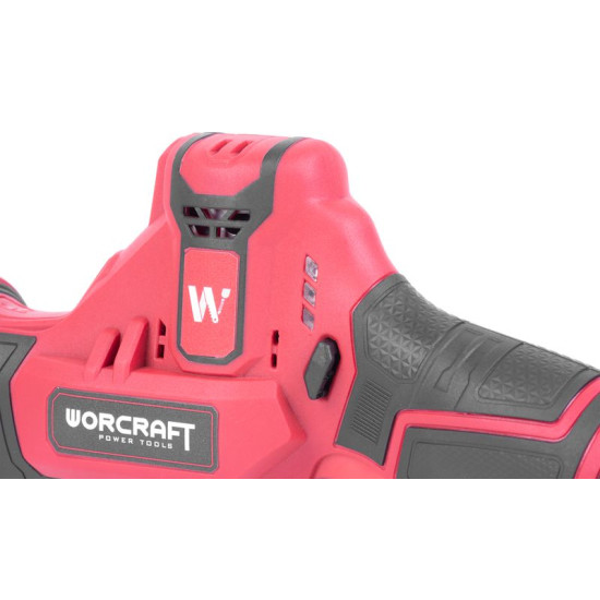 Zāģis Worcraft CSS-12Li, 12V, 2x 2,0Ah Li-Ion, aste