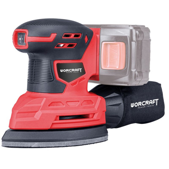 Шлифмашина Workcraft CPMS-S20Li ShareSYS, дельта-треугольник, 20 В, литий-ионный аккумулятор