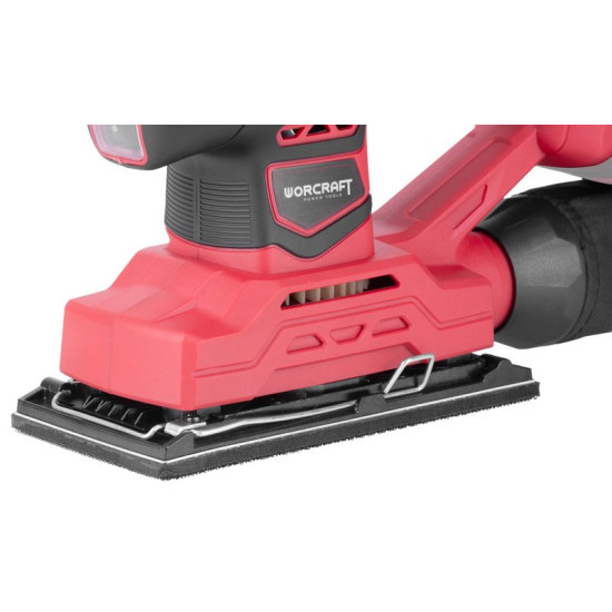 Виброшлифовальная машина Worсrаft СFS-S20Li, аккумуляторная