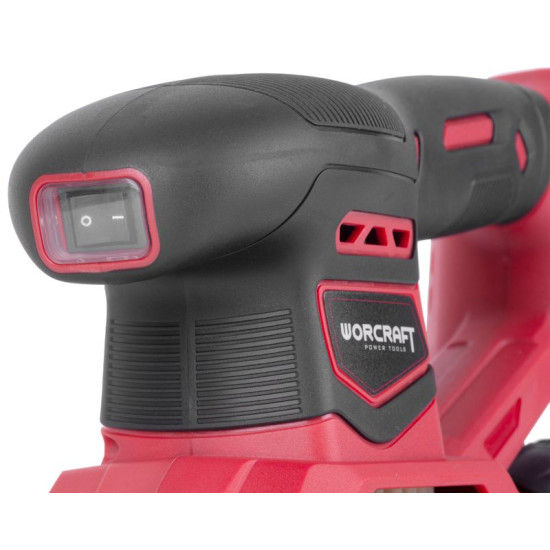 Виброшлифовальная машина Worсrаft СFS-S20Li, аккумуляторная