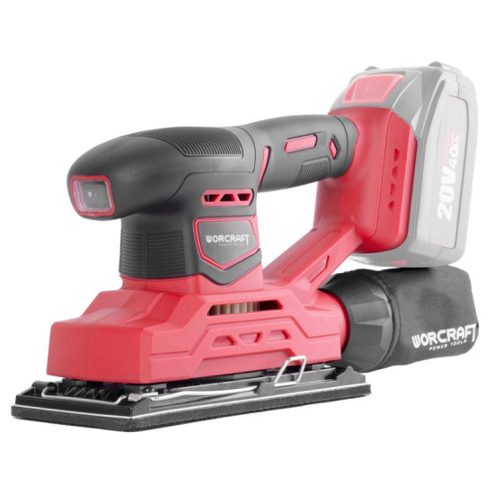 Виброшлифовальная машина Worсrаft СFS-S20Li, аккумуляторная