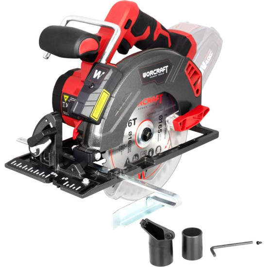 Worcraft CCS-S20LiB ShareSYS пила, 20V литий-ион, 165 мм, круглая, бесщеточная Worcraft CCS-S20LiB ShareSYS пила, 20V литий-ион, 165 мм, круглая, бесщеточная