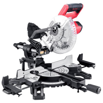 Торцовочная пила с подачей и лазером Worcraft CMS-S20Li, 185 мм