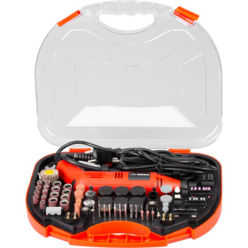 Шлифмашина Strend Pro, мини, прямая, сверлильно-шлифовальная, 130 Вт, с принадлежностями