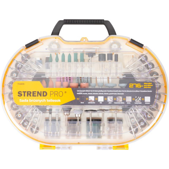 Набор шлифовальных тел Strend Pro, для мини-шлифовальной машинки, насадки, 276 шт.