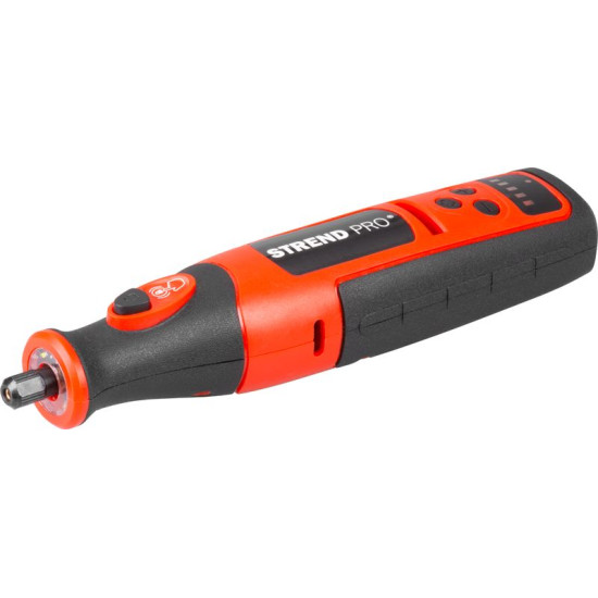 Шлифовальная машина Strend Pro, мини, прямая, сверление и шлифование, 8 В, 1500 мАч, с принадлежностями