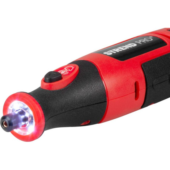 Шлифовальная машина Strend Pro, мини, прямая, сверление и шлифование, 8 В, 1500 мАч, с принадлежностями