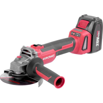 Угловая шлифовальная машинв CAG-S20LiBH 125 мм, в чемодане, с аккумулятором и зарядкой, Li-ion 20 В, бесщеточная