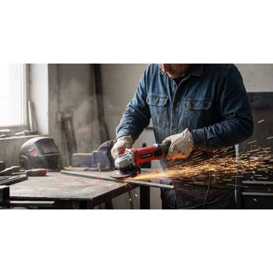 Шлифмашинка Worcraft AG14-125S, 1400Вт, 125 мм, угловая