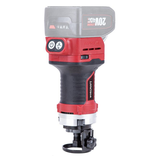 Worcraft CER-S20LiB ShareSYS milling cutter, upper, 20V Li-ion